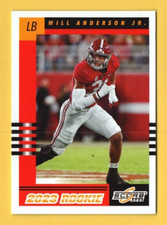 2023 Score Football #10 Will Anderson Jr.  Rookie Retro Throwback Alabama