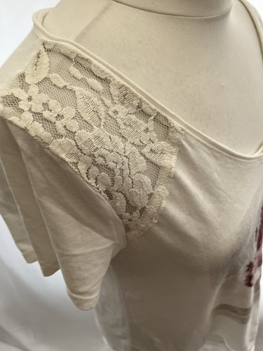 Hollister Women's Medium White Cotton Logo T-Shirt - 第 3/11 張圖片