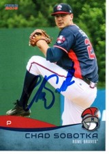 Chad Sobotka 2016 Rome Braves Signed Card