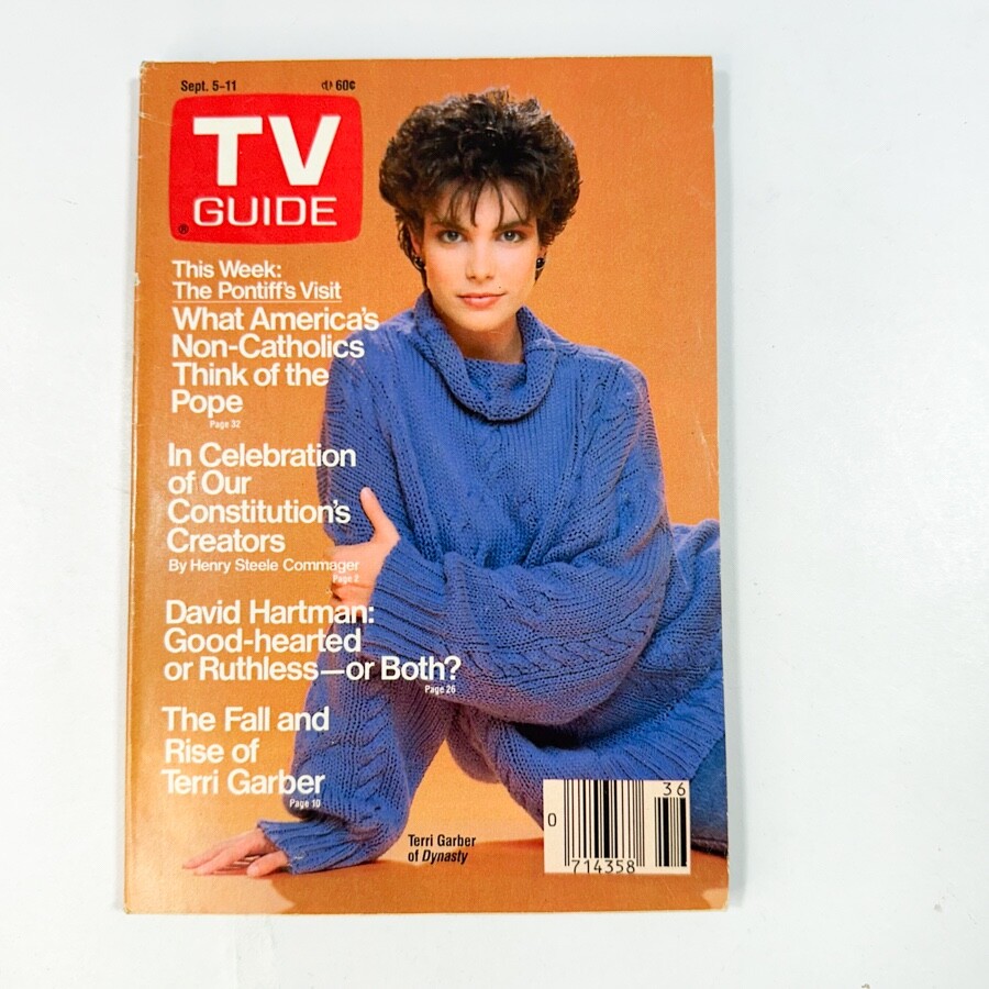TV Guide Magazine September 5-11 1987, Terri Garber, Dynasty