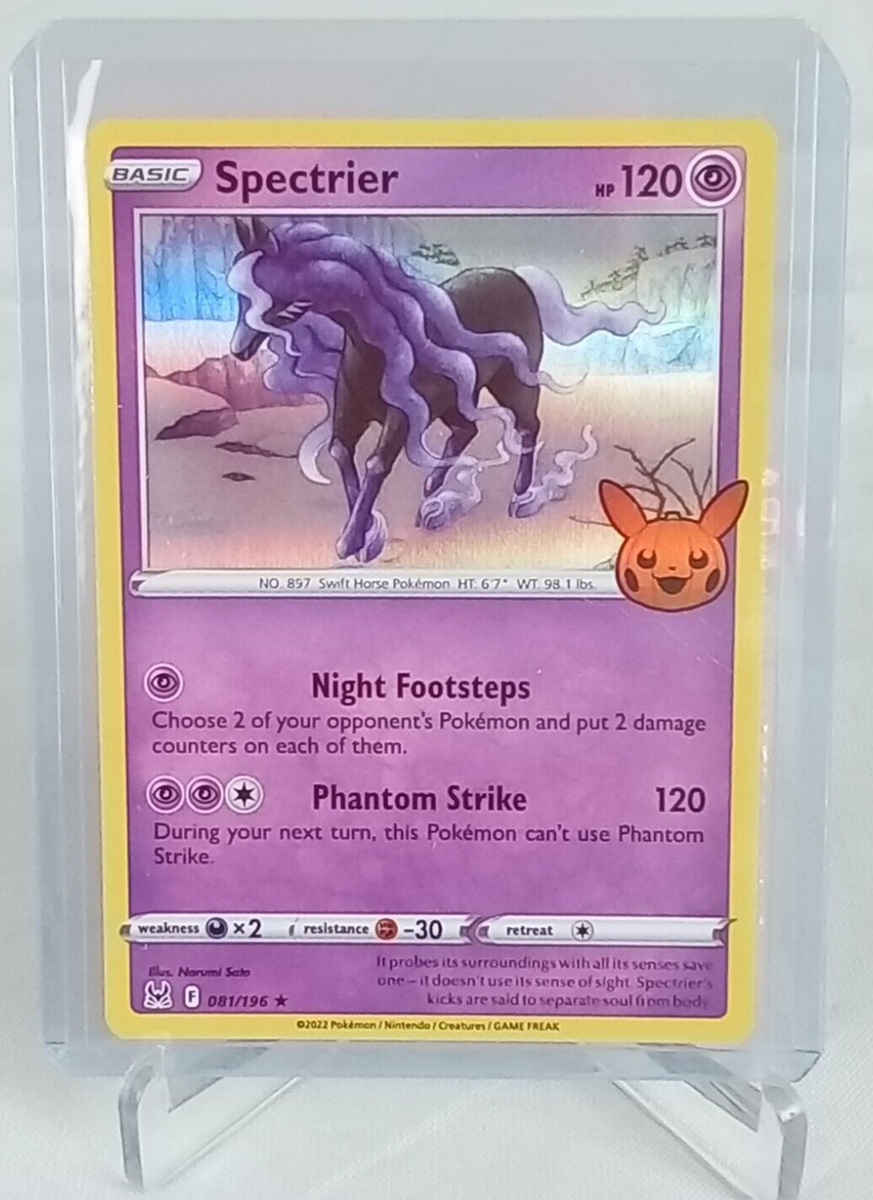 イシドロクツキ HP140 ホロカード Spectrier Hp 120 Holo #81 Pokémon Card 2022 | eBay
