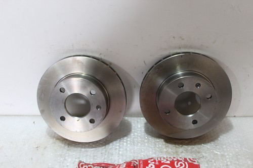 Pair Brake Discs Front for Ford Escort Mkiii MK3 BREMBO 09.4914.30 - Picture 2 of 5