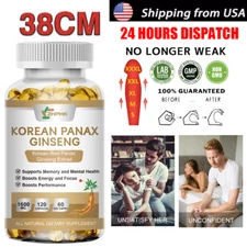 Korean Red Panax Ginseng Extract 1600mg 120 to 480Caps High Strength Ginsenoside