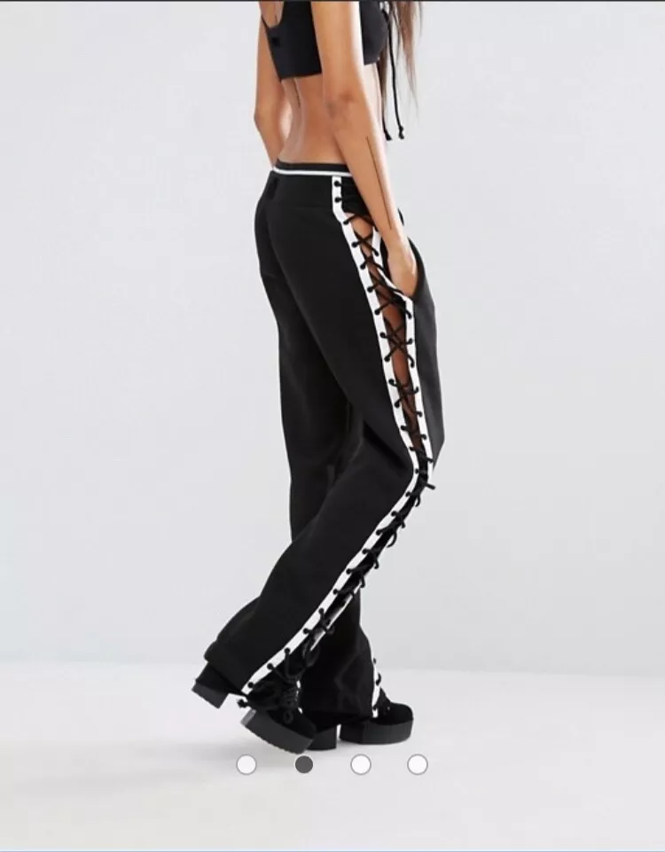 BNWT Fenty by Rihanna x Puma Black and White Lace up Tracksuit Small UK 10