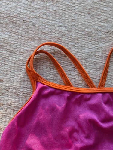 Speedo Girls Swim Suit - Size 10 - Pink - Picture 3 of 7