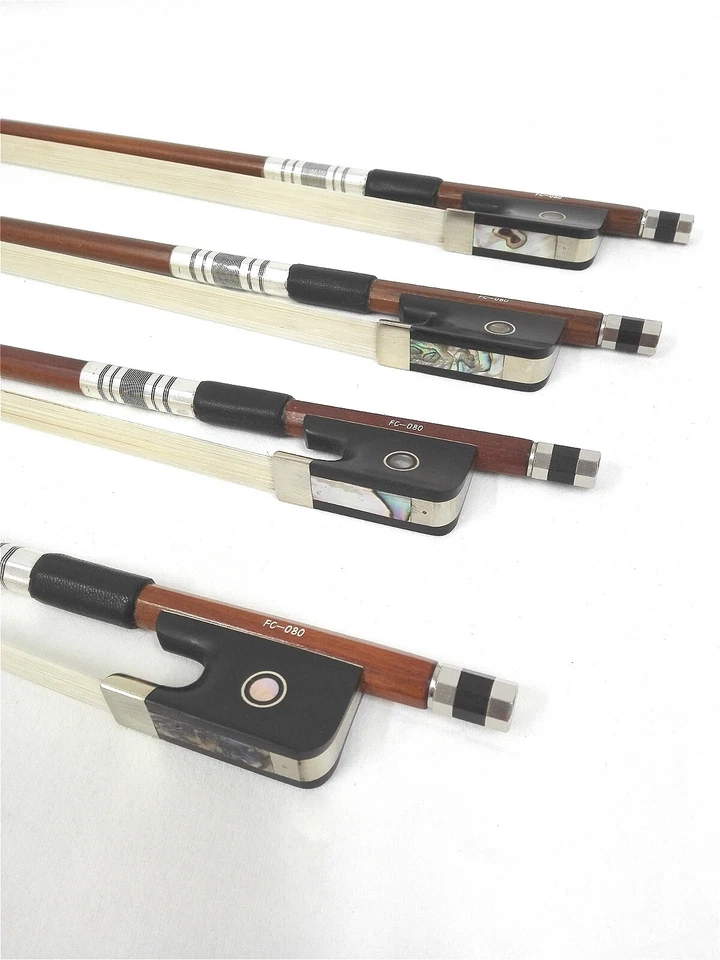 Symphony 1/2 Size Cello Bow–Natural BrazilWood/Horse Hair/Sheepskin Band FC-080 - Image 3 of 4