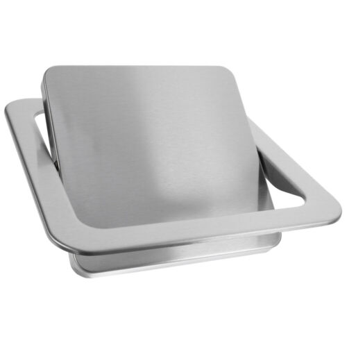 Garbage Can with Lid Countertop Trash Stainless Steel Bin Office