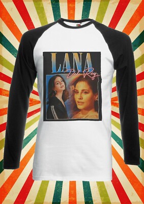Lustiges kurzärmliges Baseball-T-Shirt Lana Del Rey Popsängerin Männer Frauen 2411