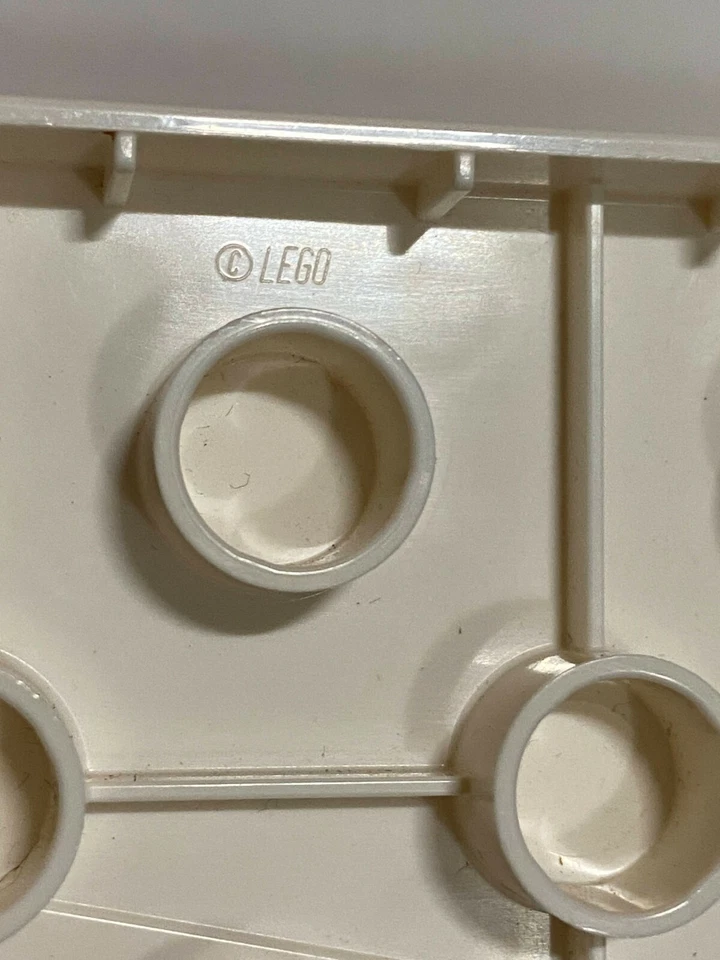 Lot of 2 Lego Duplo BASE PLATE 6x12 Replacements White #18921 - Image 4 of 4