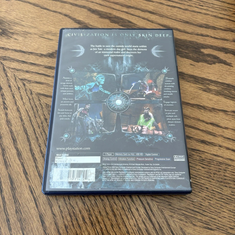 Primal (Sony PlayStation 2) PS2 Tested w/ Insert No Manual - Image 2 of 3