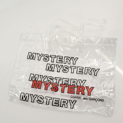COMME des GARCONS Mystery Vinyl Tragetasche durchsichtig Herren authentisch a...
