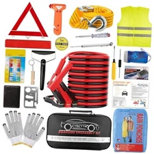 Car Roadside Emergency Kit,Auto Vehicle Truck Safety Emergency Essential Kit