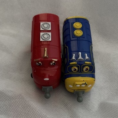 Learning Curve Diecast Toy Train Lot Chuggington Wilson & Brewster Red & Blue