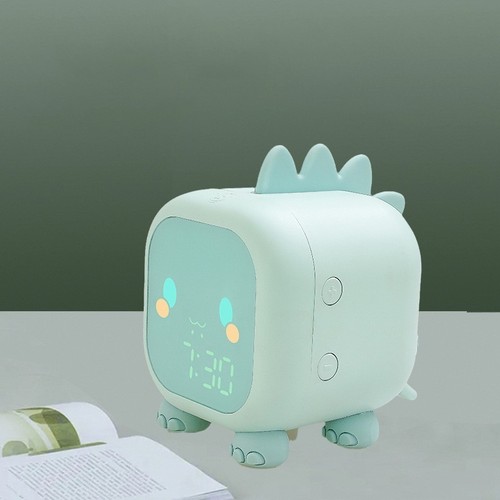 Herrlicher digitaler Kinderwecker im Dinosaurier Design mit Nachtlicht - Photo 11/15