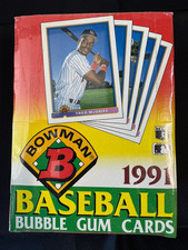 Topps 1991 Bowman Baseball Cards MLB (Jeff Bagwell RC) - Sealed Card Box