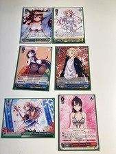 Weiss Schwarz Promo PR Lot Of 70 Cards Mixed Sets Mix Of English And Japanese