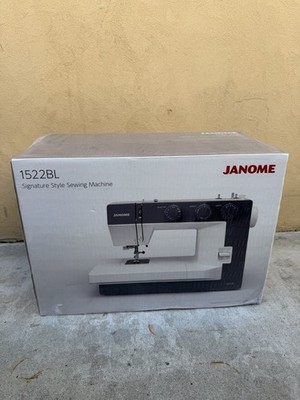 Janome 1522BL Sewing Machine - Wide Sewing Base, 17x11x7.5 Inches