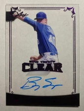 2018 Leaf Trinity Clear Purple Auto Brady Singer #CA-BS1 Auto