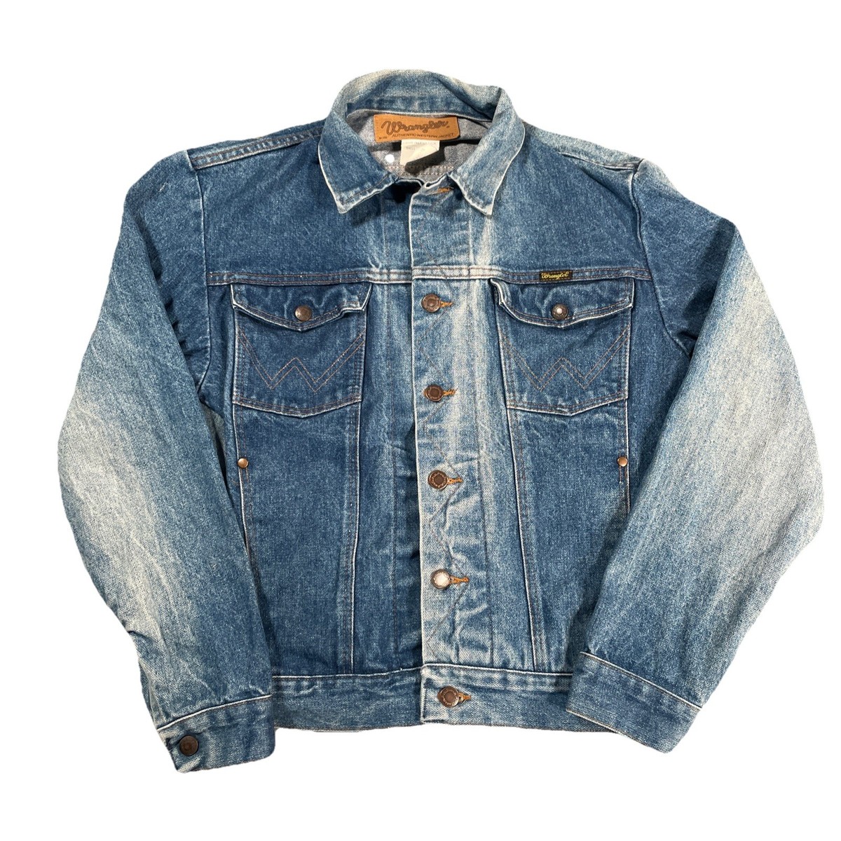 90's USA製 Wrangler M-159 DENIM JACKET VTG Wrangler Denim Jacket M-159 Men's Small Trucker Western Ranch