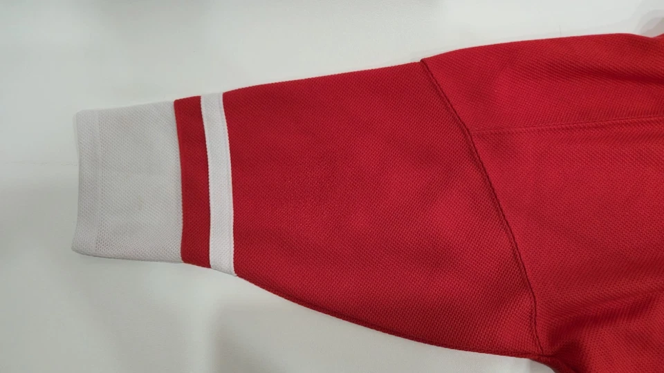 Camiseta deportiva de hockey vintage juvenil LG 12/14 Detroit Red Wings | Licencia | Cuello en V Foto 4 de 4