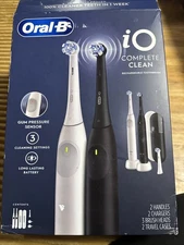 Oral-B iO Complete Clean Rechargeable Toothbrush, 2-pack New Open Box