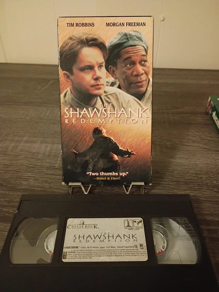 Vhs Lot Of 6 The Sixth Sense Contact The Shawshank Redemption The Hurricane VTG - Image 2 of 4