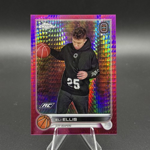 2022-23 Topps Chrome OTE Eli Ellis Pink Refractor/150 SP South Carolina Rookie