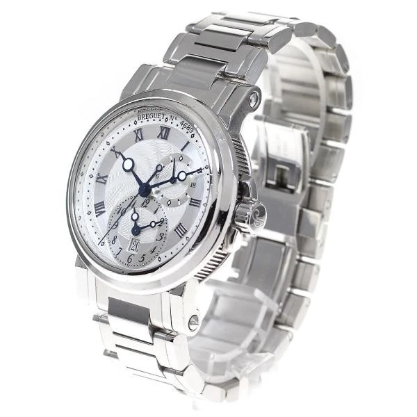 Breguet — Breguet Marine 5857 43mm SS Silver Dial Automatic ["Date", "GMT"] Watch #C1464