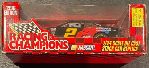 Racing Champions 1996 NASCAR Rusty Wallace #2 Miller Ford 1:24 Diecast In Box - Picture 2 of 7