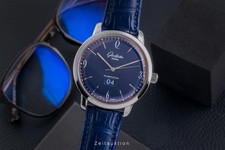 Glashütte Senator Sixties Panoramadatum Automatik Stahl Ref 2-39-47-06-02-04 B&P