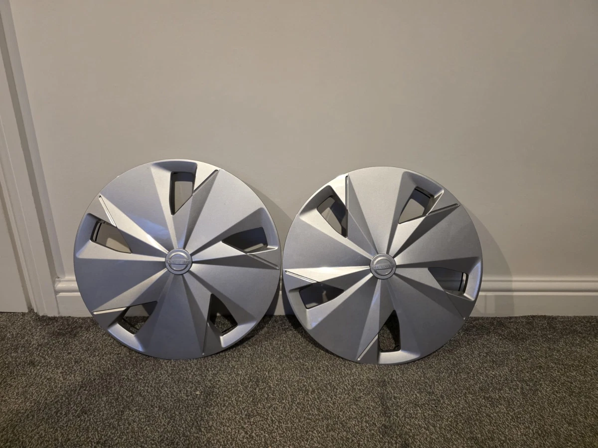 Kit 4 Copricerchi Adattabili Per Nissan Note 2006+, Diametro 15 Pollici, Logo Cromato, Aggancio Metallico
