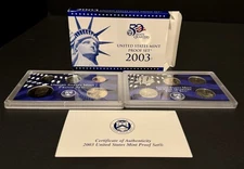 2003 U.S. Mint Clad Proof Set – Original Government Packaging (OGP) + COA