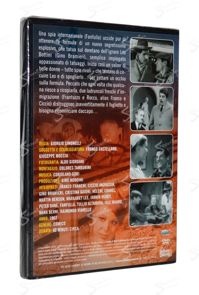 I Tre Nemici DVD 1962 Giorgio Simonelli Franco e Ciccio Gino Bramieri Editoriale - Immagine 2 di 4