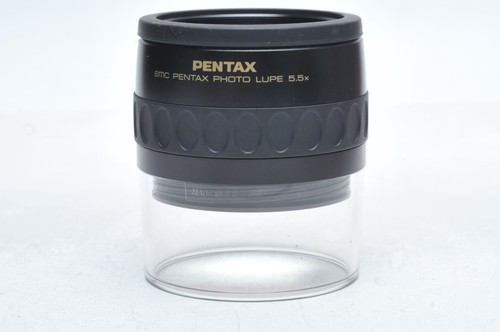 Pentax SMC Multi-Coated Magnifier Loupe Optical Glass Transparent Base 5.5X