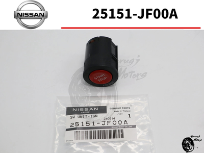 Nissan GT-R R35 Ignition Start Button Switch Assy Genuine 25151