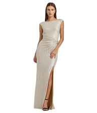 Metallic Sleeveless Gown