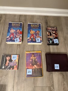 XENA WARRIOR PRINCESS  Lot of 6 LEATHER  PHOTO ALBUM/PlayStation Game/VHS/more