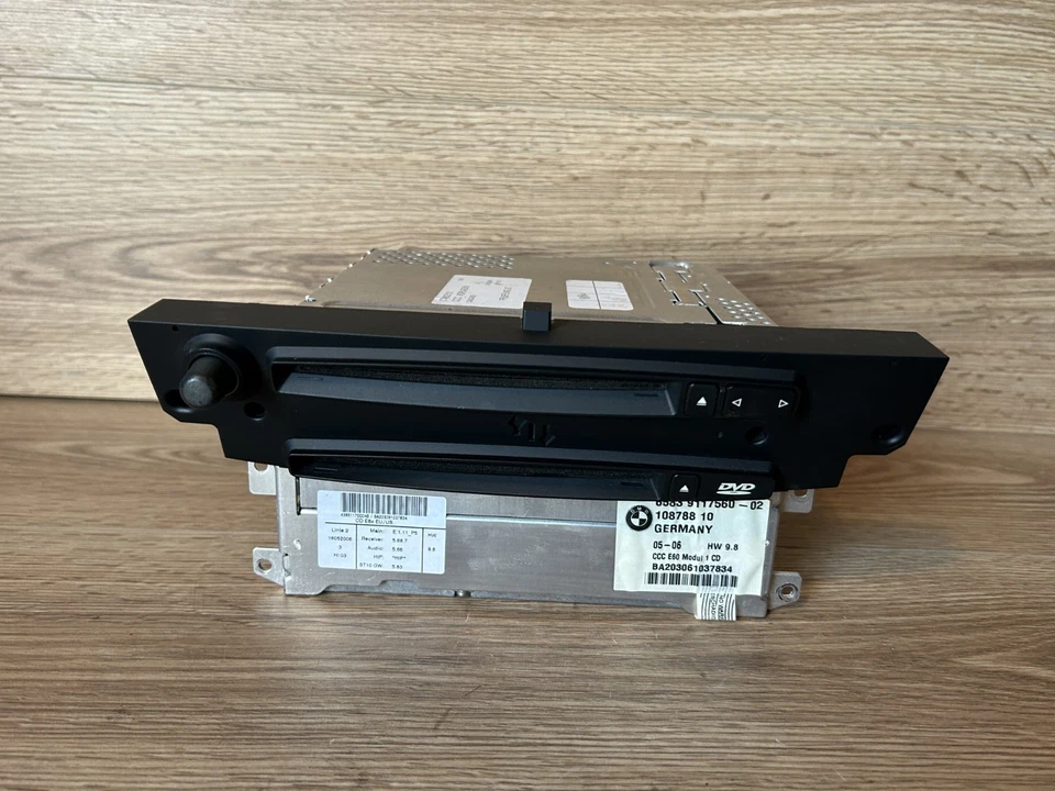 BMW E60 E63 530 650 CCC SISTEMA DE NAVEGACIÓN NAVEGACIÓN REPRODUCTOR DE RADIO CD FABRICANTE DE EQUIPOS ORIGINALES 2004_2007 Foto 2 de 4