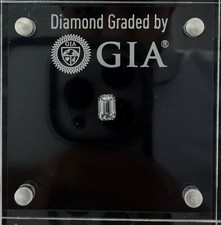 0.77 carat Natural Diamond | GIA certified | Shape - Emerald | Color- E | VVS2 2076.62 per carat