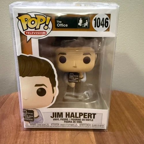 Funko - Pop! - The Office - 1046 - Jim Halpert - Includes Protection Case