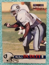 1996 PRO LINE II INTENSE RICKEY DUDLEY ROOKIE #60 OAKLAND RAIDERS RC 