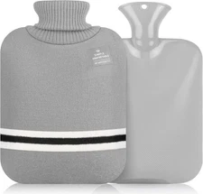 Hot Water Bottle with Cover,2L Hot Water Bag for Pain Relief,Hot and Cold Compre