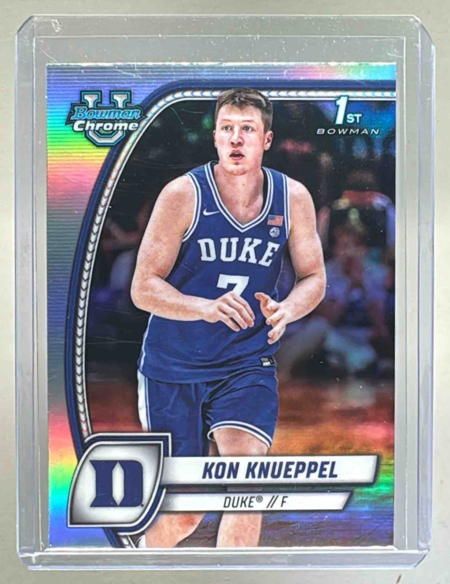 Kon Knueppel 2024 Bowman University Chrome #48 Refractor
