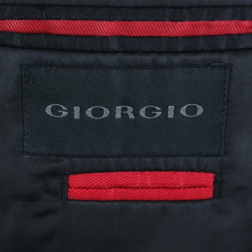 Mens Striped Grey Sport Coat 46R US Size GIORGIO Wool Blazer Jacket - Picture 12 of 14