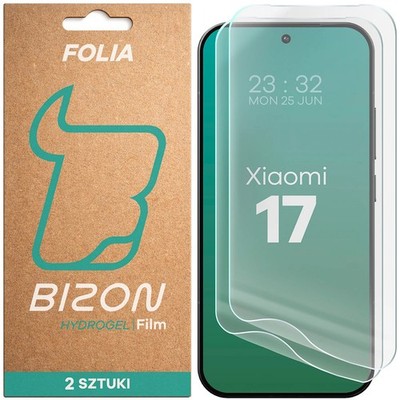 2x Hydrogel Schutzfolie für Xiaomi 17 Bizon Displayschutzfolie Folie Film