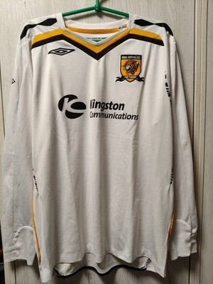 Gr. L Hull City 2007-2008 Away Fußball Shirt Trikot