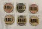 Set Of 6 Star Wars Coins W/ Sleeve California Lottery Promotion — photo 2