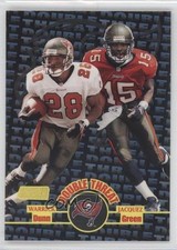 1998 Topps Stadium Club Double Threat Warrick Dunn Jacquez Green #DT4 00ah