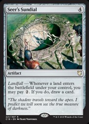 Seer's Sundial - Commander 2018 (C18) #221/307 Rare