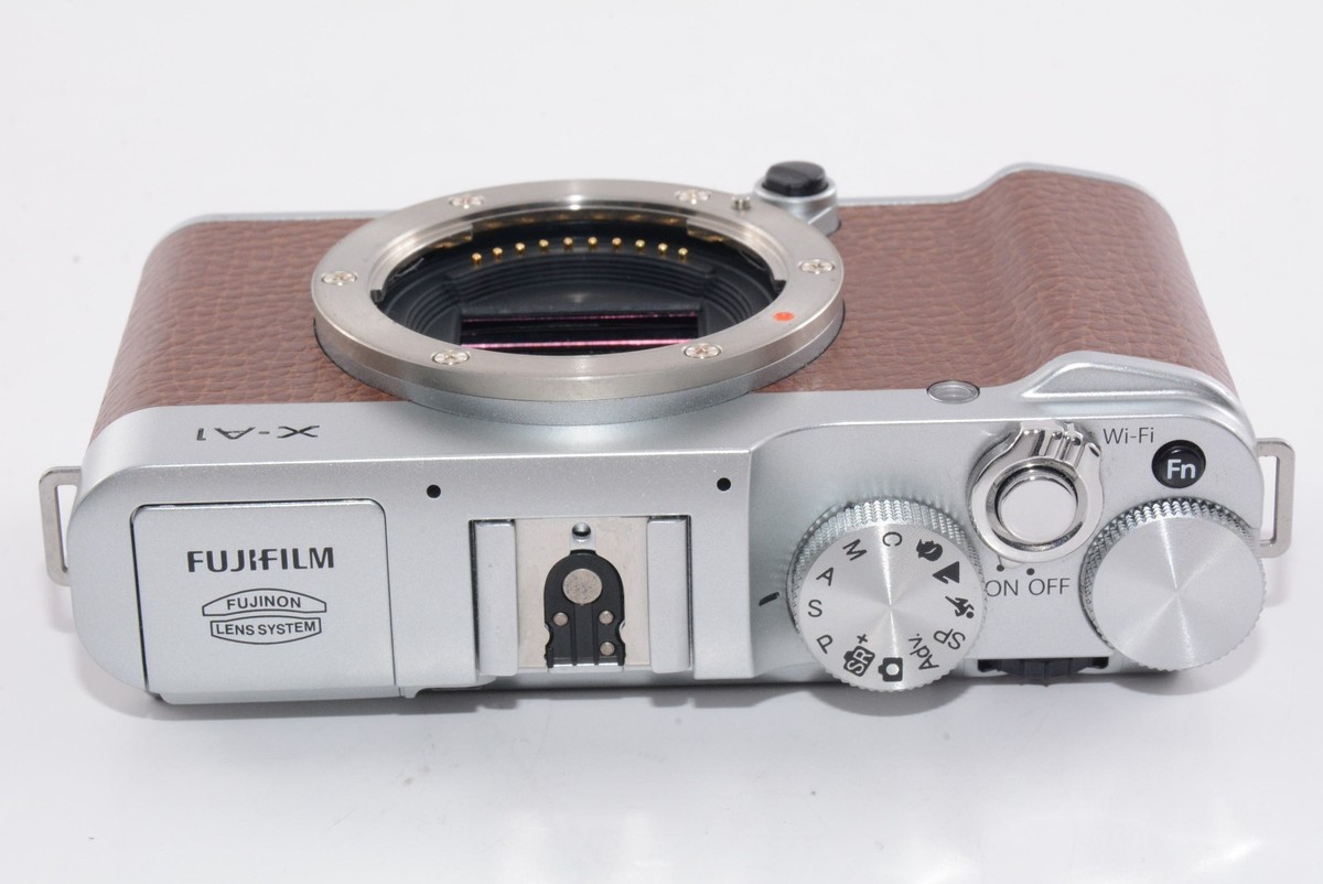 FUJIFILM X-A1 Mirrorless Digital Camera Body Brown English